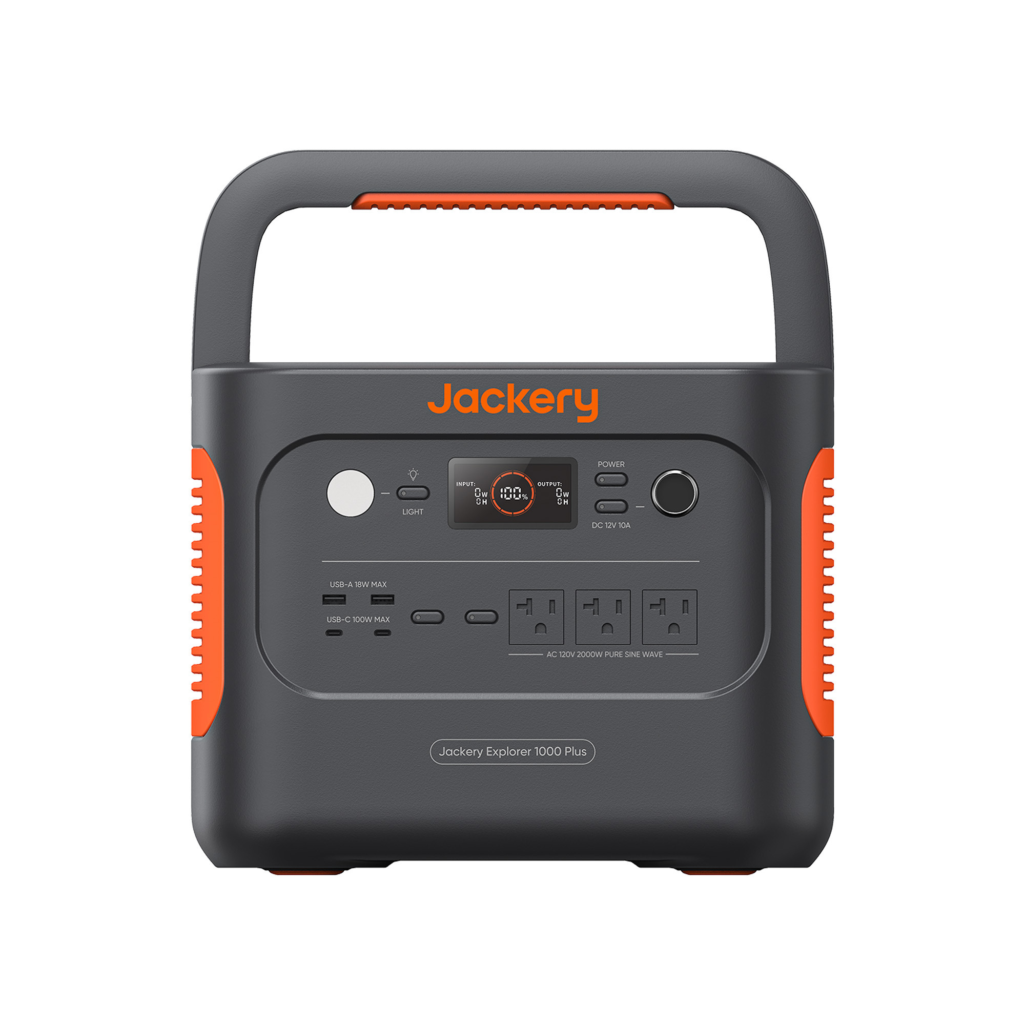 Jackery Explorer 1000 Plus Portable Power Station — 1264Wh, 2000W Output, Expandable to 5kWh, Model# 21-0001-000001